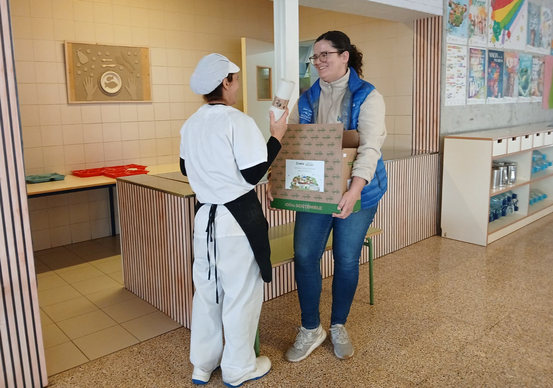 El Consorcio Terra y el Ayuntamiento de San Vicente del Raspeig incentivan la separación de la fracción orgánica en los colegios